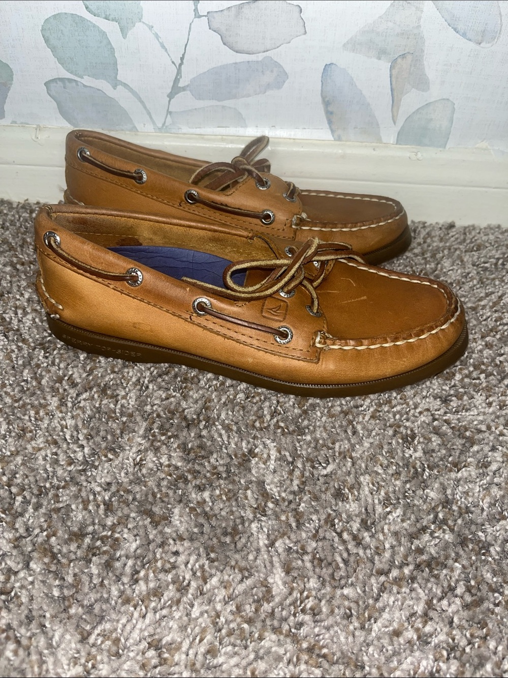 Sperry Women's Tan Leather Boat Shoes